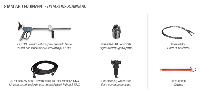 Hidrolimpiadora autónoma Comet FDX Xtreme XL 13/700 a gas oil