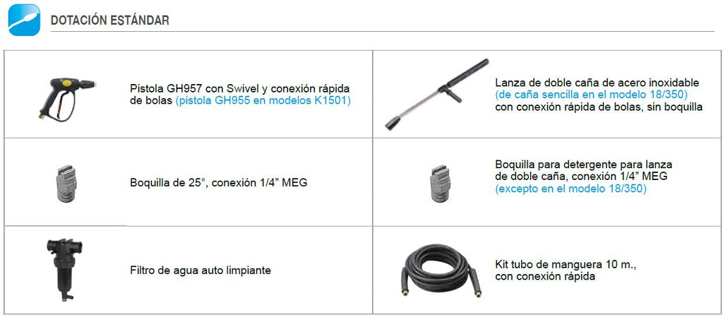 Hidrolimpiadora Comet K 1501 TS 42/130