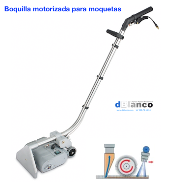 Boquilla motorizada para moquetas.