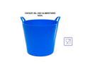 Capazo para uso alimentario de 26 litros en Azul