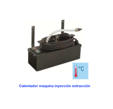 Calentador maquina inyección extracción.