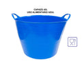 Capazo para uso alimentario de 42 litros en Azul