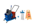 Carro de fregado de doble cubo 2 x 25 litros