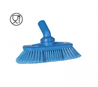 Cepillo limpieza de tanques con paso de agua y fibra azul