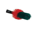 Cepillo manual para lavado de llantas de coches con fibra dura.
