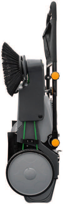 Barredora manual con cepillo lateral