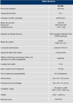 BT350. Cepilladora y aspiradora profesional para alfombras y moquetas.