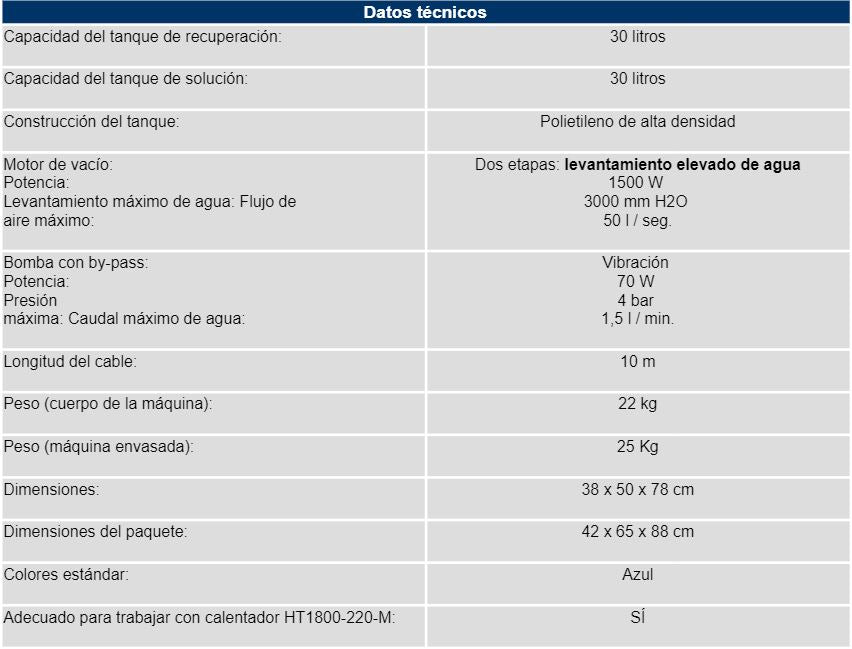 Limpiatapicerías Santoemma SW30