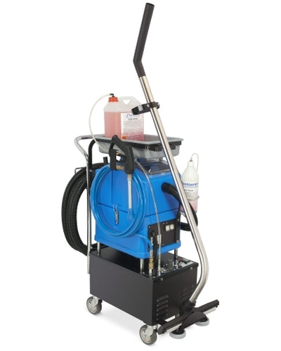 Foamtec15. Máquina con proyección de espuma,aclarado y aspiracion para limpieza de sanitarios y suelos