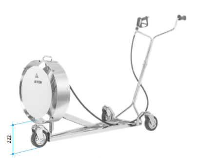 Limpiador de bajos y laterales de vehiculos. HURRICANE PRO 520 mm