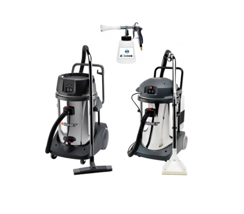 Kit máquinas de aspiración y limpieza de tapicerias profesional