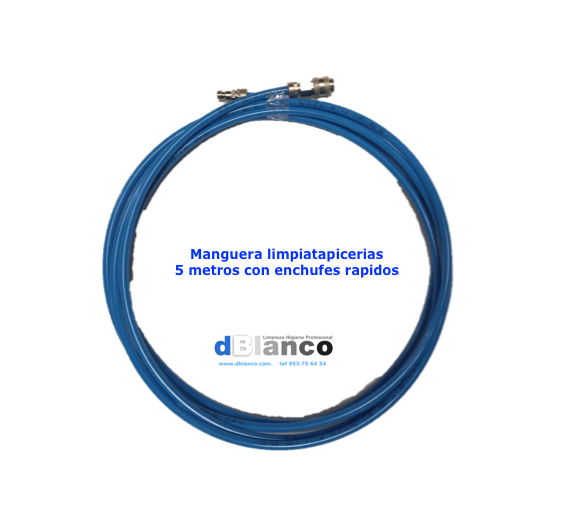 Manguera inyección limpiatapicerias.
