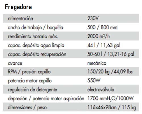 Kit Barredora fregadora secadora de suelos