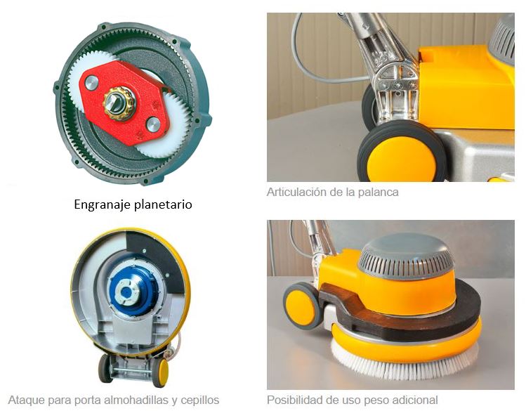 Rotativa de suelos 17 " 1300W
