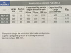 Rampa de aluminio plegable para fregadoras