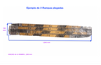 Rampa de aluminio plegable para fregadoras