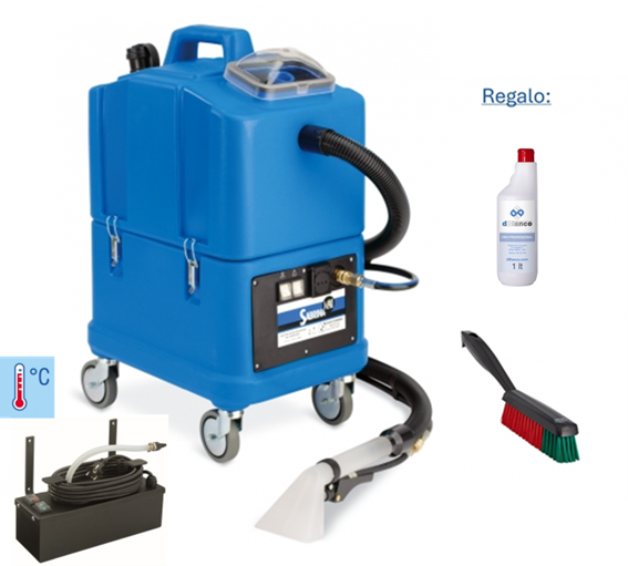 Limpiatapicerías Santoemma Carwash SW30 con calentador