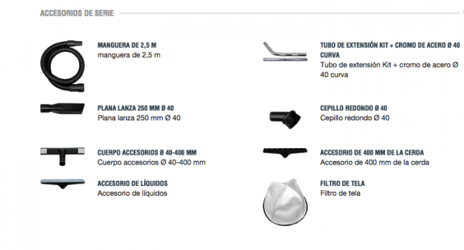Kit máquinas de aspiración y limpieza de tapicerias profesional