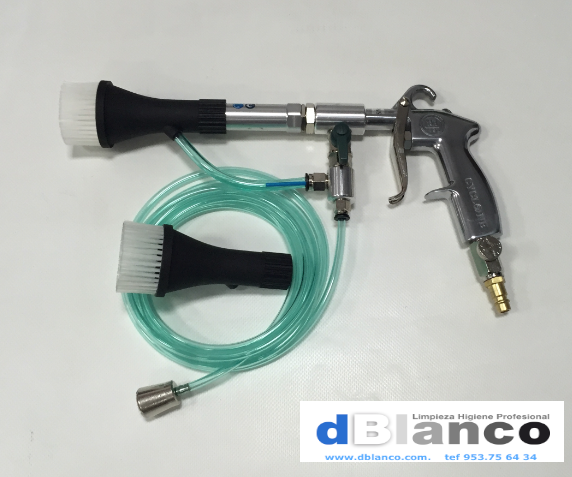 Pistola limpieza exterior de vehiculos y motores