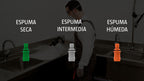 Generador de espuma activa llenado por compresor