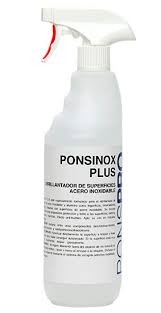 PONSINOX PLUS. Abrillantador para superficies de acero inoxidable y aluminio