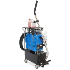 Foamtec15. Máquina con proyección de espuma, aclarado y aspiracion para limpieza de sanitarios y suelos